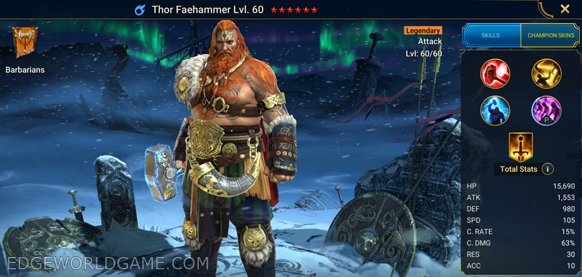 Raid Shadow Legends: Thor Faehammer